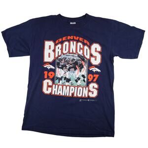 Vintage 1997 Denver Broncos Champions Graphic T Shirt